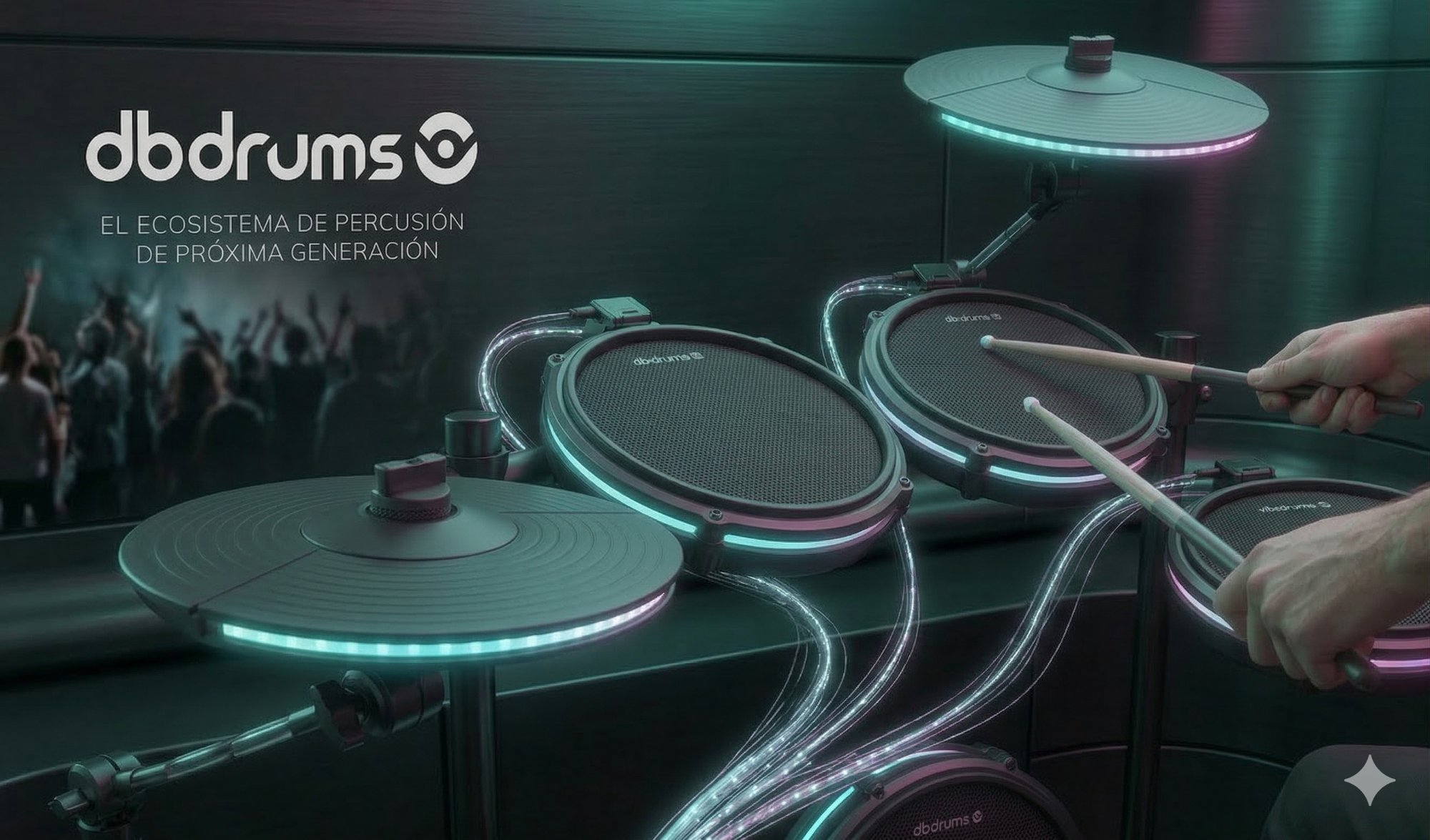 dbdrums wireless en vivo